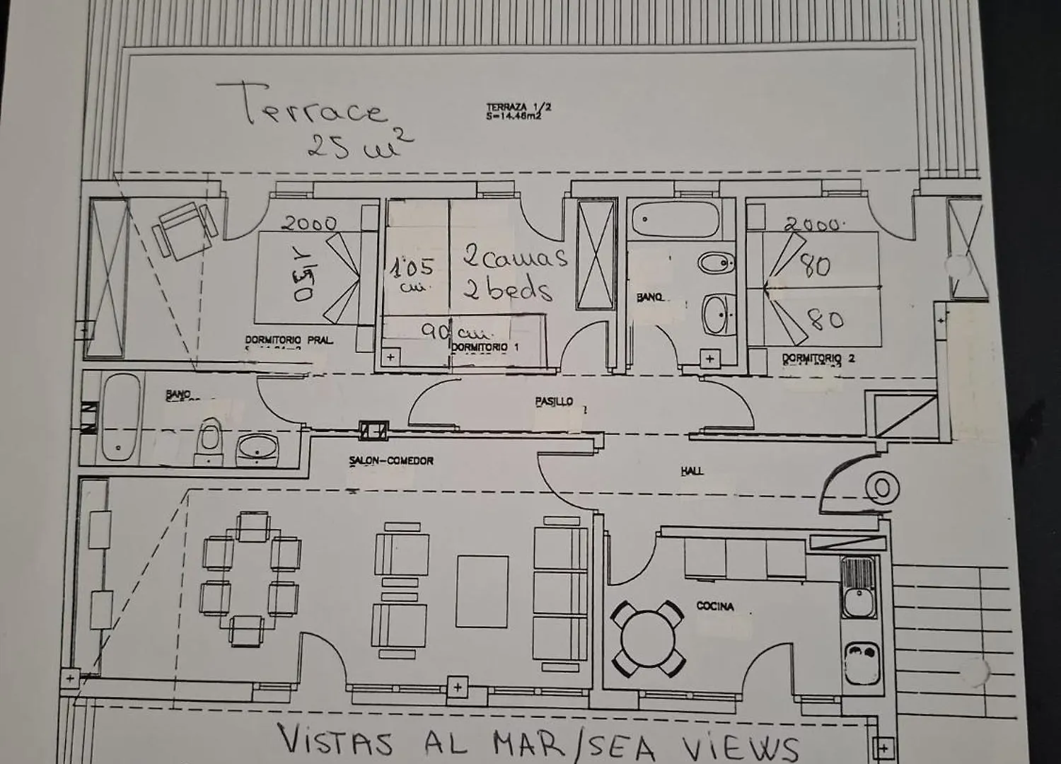 Ático con 2 terrazas, 25m2 cada una By urban hosts Gorliz